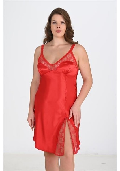 Aria's Closet Büyük Beden Kırmızı Gecelik 2102 fiyatları