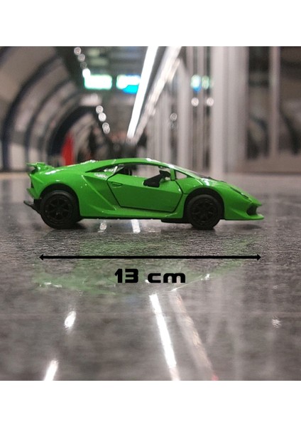 Lamborghini Metal Çek-Bırak Huracan Sterrato | Oyuncak Araba | 13CM indirimleri