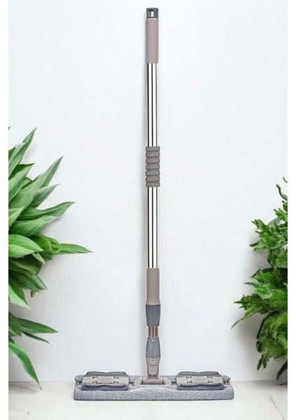 Gri Mandallı Mop - 1 Adet Yedek Mikrofiber Bez fırsatları