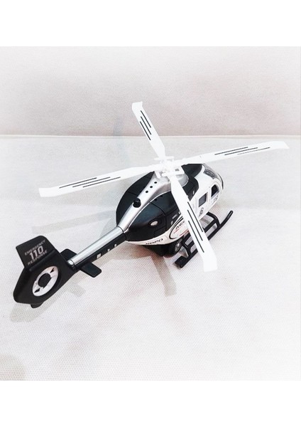 Metal Helikopteri Oyuncak | Işıklı ve Sesli | Çekbırak modelleri