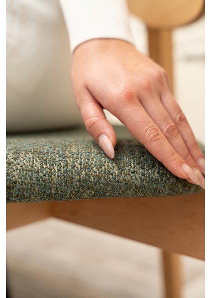 Opus Natural Ahşap 6'lı Mutfak Salon Yemek Odası Sandalyesi fırsatları