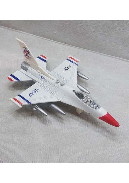 Çek Bırak Metal F 16 | Savaş Uçağı F16 | 20CM Uçak
