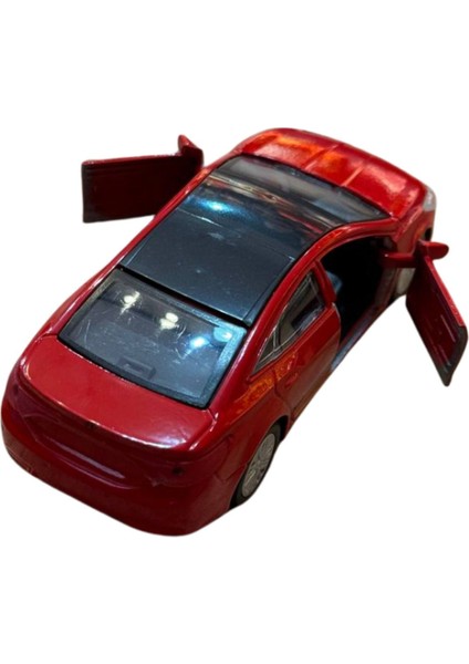 Metal Hyundai Genesis Araba - 2 Açılan Kapılı - 12CM - Sesli ve Işıklı - Kırmızı indirimleri