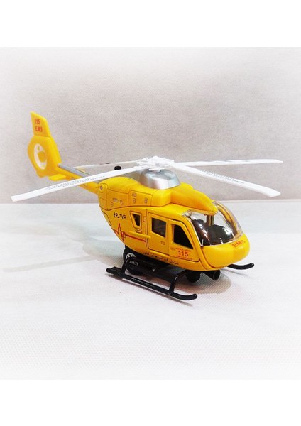 Metal Oyuncak Helikopter | Ambulans Helikopter | Ses & Işık Efektleri 23CM fiyatları