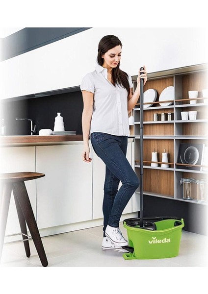 Turbo Colors 2in1 Temizlik Seti Yeşil modelleri