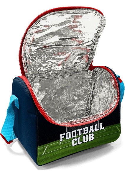 Lacivert Futbol Desenli Thermo Beslenme Çantası 11795 fırsatları