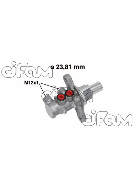 Fren Ana Merkezi Opel Corsa D 06 14 Corsa E 14 19 Adam 12 19 Arka Disk Frenler Için 39086985-95518072-558258-558392