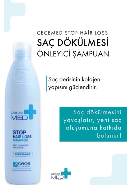 Stop Hair Loss Shampoo 300 ml 3 Adet