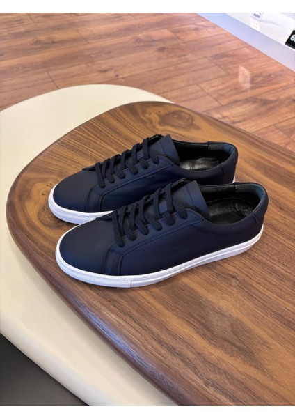 4253 Mat Lacivert Erkek Spor Ayakkabı - Erkek Sneakers