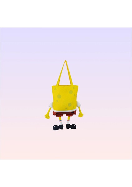 Nickelodeon Sünger Bob Figürlü Tote Çanta 50 cm