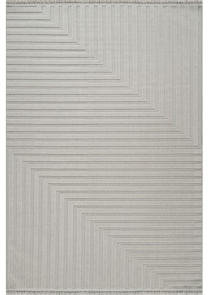 İskandinav Rune Gray 160x230 Cm Salon Mutfak Halısı Yolluk Kilim