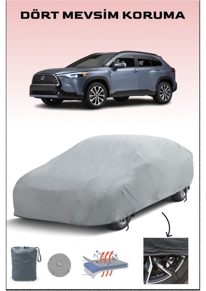 Toyota Corolla Cross ile Uyumlu Oto Branda, Araba Brandası, Su ve Güneş Geçirmez Araba Çadırı