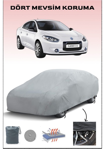 Renault Fluence ile Uyumlu Oto Branda, Araba Brandası, Su ve Güneş Geçirmez Araba Çadırı
