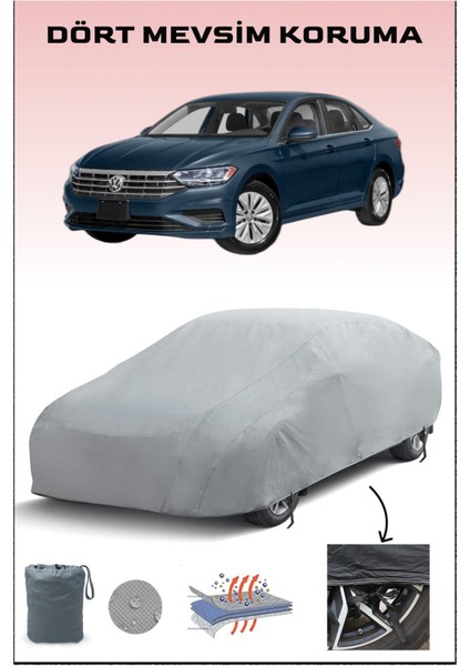 Volkswagen Jetta ile Uyumlu Oto Branda, Araba Brandası, Su ve Güneş Geçirmez Araba Çadırı