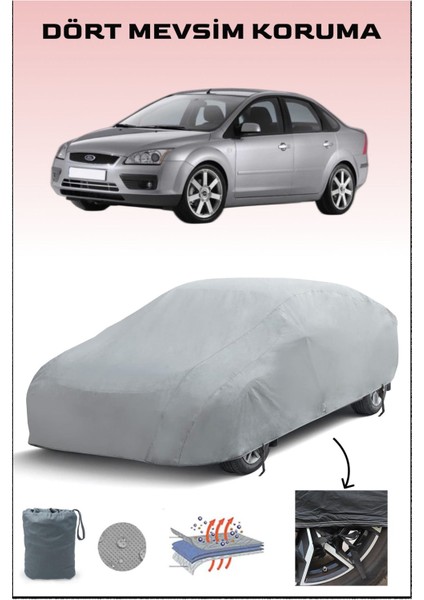 Ford Focus 2 Sedan ile Uyumlu Oto Branda, Araba Brandası, Su ve Güneş Geçirmez Araba Çadırı
