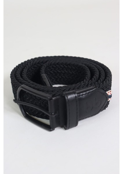Elastik Örgü Unisex Kemer Siyah