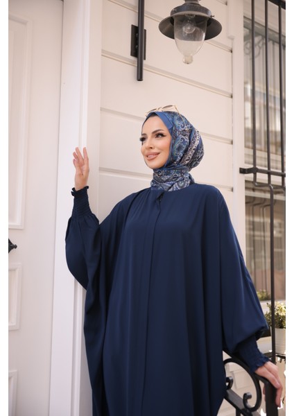 Yarasa Fermuarlı-lacivert