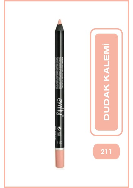 Emily Long Lasting Lip Pencil No: 211 - Dudak Kalemi - 8691190522117