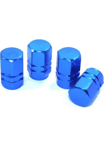 Metal Sibop Kapağı 4 Lü Set Mavi