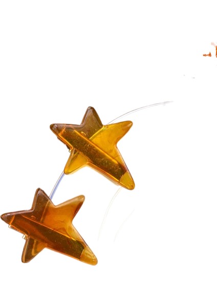 Dopamin Şeker Rengi Yıldız Saç Klipsi (Yurt Dışından)