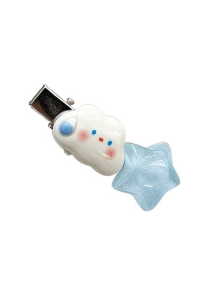 Dopamin Şeker Rengi Yıldız Saç Klipsi (Yurt Dışından)