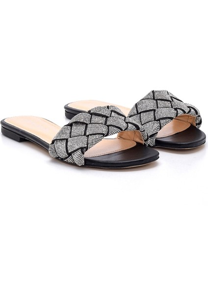 ELYIN SİYAH HAKİKİ DERİ Kadın DÜZ TERLİK fiyatları