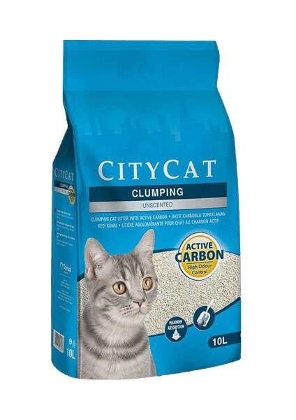Activ Karbonlu Topaklaşan Kedi Kumu 10 Lt