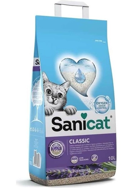 Classic Lavantalı Emici Kedi Kumu 10lt