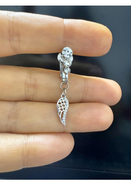 Deliksiz ( Delik Gerektirmeyen) Klipsli Sıkıştırmalı Göbek Piercingi fiyatları