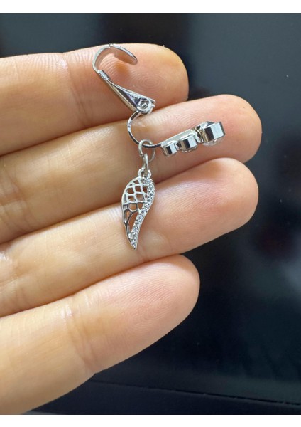 Deliksiz ( Delik Gerektirmeyen) Klipsli Sıkıştırmalı Göbek Piercingi modelleri