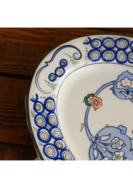 Iznik Hatai Kayık Tabak 30 cm fiyatları