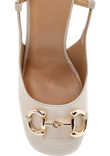 RAUL BEYAZ HAKİKİ DERİ Kadın KALIN TOPUK indirimleri