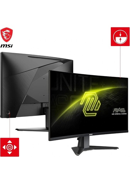 Yenilenmiş Msı 27" Mag 27C6X 1920X1080 (Fhd) 16:9 Curve 1500R Va 250HZ(OC) 1ms Adaptıve-Sync Gamıng Monıtor