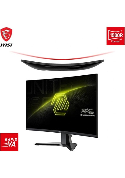 Yenilenmiş Msı 27" Mag 27C6X 1920X1080 (Fhd) 16:9 Curve 1500R Va 250HZ(OC) 1ms Adaptıve-Sync Gamıng Monıtor