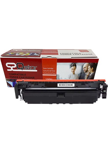 Hp 230A W2300A Muadil Toner Siyah Çipli Toner 2000 Sayfa 4203 MFP4303