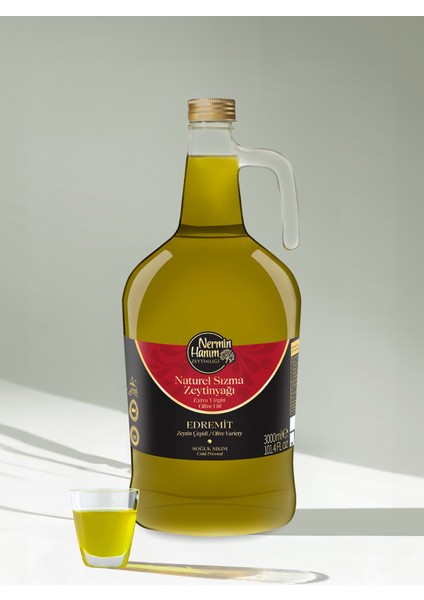 Sızma Zeytinyağı Naturel Soğuk Sıkım Saf Zeytinyağı 3 lt