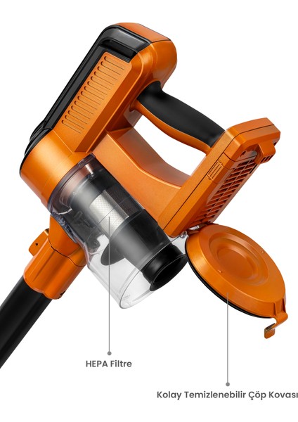 SL596 300 Watt Dikey Şarjlı Süpürge