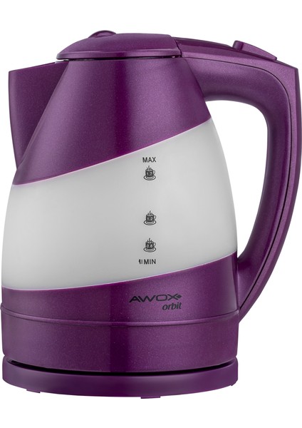 Orbit Gizli Rezistanslı Su Isıtıcı Kettle Mürdüm