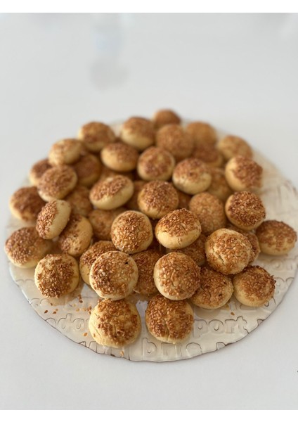 Susamlı Tuzlu Ev Yapımı Kurabiye 500 gr