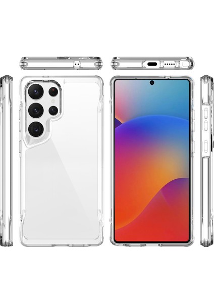 Samsung Galaxy S24 Ultra Kılıf Zore T-Max Kapak + Hayalet Cam Ekran Koruyucu indirimleri