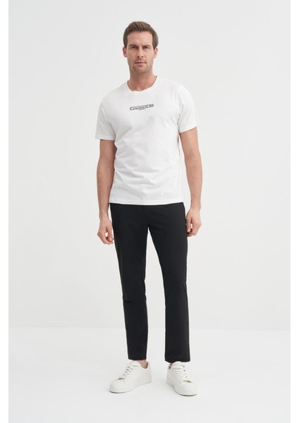4187 Erkek Bisiklet Yaka T-Shirt