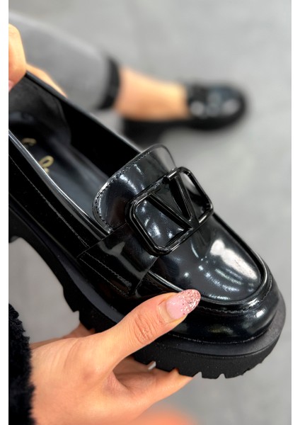 Msn 505 Yüksek Tabanlı Toka Detaylı Loafer modelleri