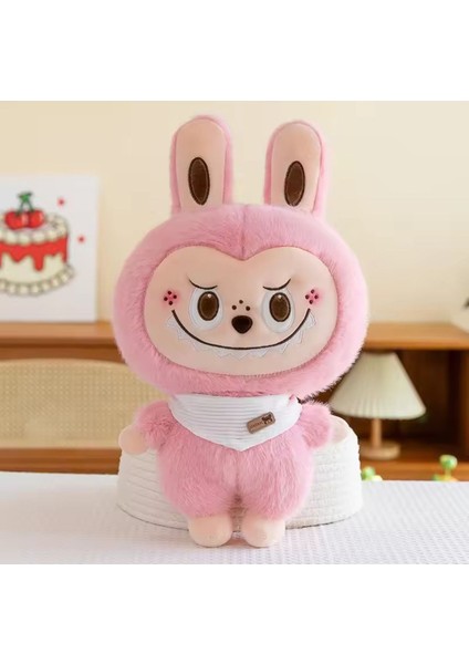 Labubu Peluş Oyuncak Labubu Oyuncak Yeni Stil Anime 25CM Tüylü
