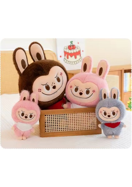 Labubu Peluş Oyuncak Labubu Oyuncak Yeni Stil Anime 25CM Tüylü