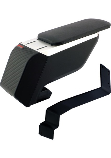 Renault Symbol 2009 Premium Hq Lüks Delmesiz Çelik Ayaklı Gri-Siyah Kolçak