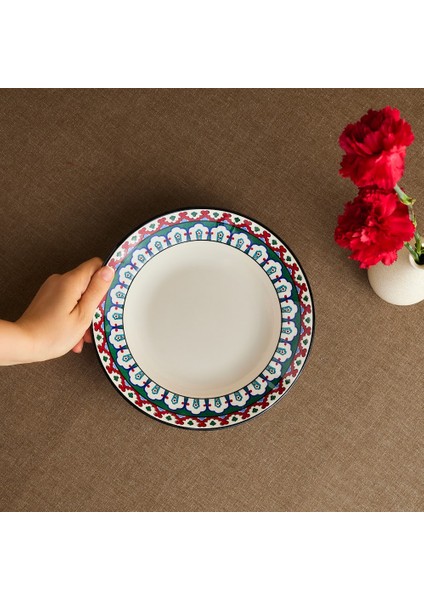 Iznik Çini Çukur Tabak 23 cm