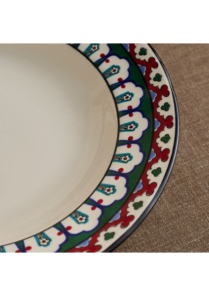 Iznik Çini Çukur Tabak 23 cm