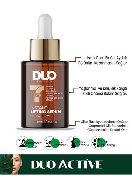 7 Aktifli Instant Lifting Serum