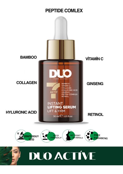 7 Aktifli Instant Lifting Serum