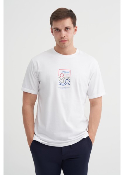 4188 Erkek Bisiklet Yaka T-Shirt